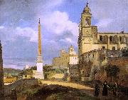 Francois-Marius Granet The Church of Trinita dei Monti in Rome Germany oil painting reproduction
